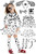 AOTHSO 8 Pieces Halloween Girls Dalmatian Costume Set with Dog Accessories Long Sleeves Tutu Skirt for Kids Cosplay