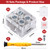 10 Pack LED Strip Light Connectors, Misech COB Led Strip Connectors, 8mm 2 Pin Led Light Strip Connectors, DIY Strip to Wire Fast Connectors for 0.3 inch Width SMD3528 2835 COB Strip Light