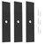 LIZEWEI 3 Pack Universal 9" x 2" w 1/2 Hole Edger Blade for Mclane O-regon A-riens & King O Lawn/Tru-Cut Edgers 2059-9, 03789800, 375-360, 40-130, Universal Hardened Steel Heat Treated Edger Blade