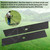 LIZEWEI 3 Pack Universal 9" x 2" w 1/2 Hole Edger Blade for Mclane O-regon A-riens & King O Lawn/Tru-Cut Edgers 2059-9, 03789800, 375-360, 40-130, Universal Hardened Steel Heat Treated Edger Blade