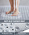 Yolife Extra Large Shower Mat, 34.3" L x 23.3" W TPE Anti Slip Stand Up Shower Mat with Drain Holes and Suction Cups, Large Size Mat More Suitable for Shower Stall, No Odor, Heavy Mat