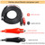 kzfuli 8.85 Feet Electric Fishing Reel Battery Power Cable Power Cord is Compatible with Shimano, Daiwa Tanacom 1000, BeastMaster, Seaborg 500MJ, and ForceMaster .(2.7M/8.85FT)