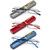 REAVEE 3 Pack Slim Pen Reading Glasses Small Tube Stylish Readers for Women Men Spring Hinged with Portable Clip Case, Grey Red Blue 2.5