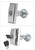 Vleant Universal Vending Machine Lock with 3 Keys Buy Vending Machine Lock Long and Short Models Versatile Replacement Security Solution-(Long)