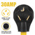AQQHSAIN NEMA 10-30P to L14-30R Power Cord Adapter 30 Amp 3 Prong Male Plug to 4 Prong Twist Lock Female Outlet Welder RV Dryer Adapter Cord