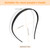 KOVOLITU 3 Pack Headbands Designed for Eyewear,Flex No Pressure Hairbands for Women Comfortable Plastic Headbands with Teeth-Matte Finish