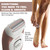 Wahl Smooth Confidence Ladies Waterproof Cordless Battery Shaver for Legs, Bikini Line, and Armpits - Model 7067