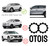 Otois 8Pcs Front Rear Left Right Exterior Door Handle Set Keyless Entry Smart Key Type for Hyundai Tucson 2015 2020