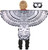 D.Q.Z Bird-Wings-Owl-Costume for Kids with Mask, Dress Up Clothes for Boys Girls Eagle Role Play Hallowen Party (Snowy Owl)