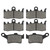 ZICOO Front and Rear Brake Pads for Can-Am Spyder RS RS-S RT RT-S ST F3 F3-S F3-T 2013 2014 2015 2016 2017 2018 2019 2020 2021 2022 2023 2024