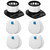 IX140 IX141 IX142 Filters, Lichelete IX141 Filters for Shark Rocket Pet Pro IZ140 IZ140C IZ141C IZ142 UZ145 Stick Vacuums, Part 616FJ140 and 617FJ140, 2 Pack Filter, 4 Pack Foam and Flet Filter Kit