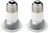 CCTP Range Hood Appliance Bulbs E27 Lighting Z0B0011 50W Bulbs for Zephyr Milano Europa Hoods 70mm，Appliance Light Bulb -Pack of 2