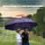 Baraida Golf Umbrella Large 62/68/72 Inch, Extra Large Oversize Double Canopy Vented Windproof Waterproof Umbrella, Automatic Open Golf Umbrella for Men and Women and Family.(62 Inch,Purple)