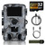 Trail Camera, 60MP Hunting Camera with WiFi, 32GB TF Card, Night Vision, Motion Activated, IP66 Waterproof, 120°Wide-Angle for Deer Scouting or Home Security, APP Control, H.264 MP4 Video