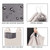 The Fine Living Co. Hanging Laundry Hamper Bag, Heavy Duty Hanger, Space Saving Closet Hamper Organizer (Beige)
