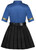 SKCAIHT Police Officer Costume for Girls Cop Halloween Dress Up Costume (Blue, 7-8 Years)