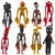 POPRORE 8 PCS Siren Head Toys Siren Head Action Figure Monster Amazing Head Horror Models Christmas Halloween Thanksgiving Birthday Party Toys