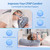 HOMCA CPAP Pillow for Side Sleeping, CPAP Nasal Pillows for All CPAP Masks Users to Reduce Air Leaks & Masks Pressure, Neck Support Pillows for Sleeping for Neck Pain Relief