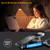 Gritin 16 LED Rechargeable Book Light for Reading in Bed- Eye Caring 3 Color Temperatures, Stepless Dimming Brightness, 80 Hrs Runtime, Lightweight Flexible Clip on Light for Book Lovers