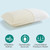 Kiss Dream 100% Talalay Latex Pillow, Natural Sleeping Bed Pillow - Luxury Soft Queen Size Pillow for Side, Back, and Stomach Sleepers - Removable Breathable Cotton Cover (Queen (Medium))