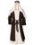 Irtysh Mens Biblical Saint Joseph Costume Jesus Robe Sherherd Costume Staffs Headwrap Hat Waist Rope Set(Brown M)