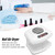 Air Nail Dryer, 300W Timing Air Nail Fan Blow Dryer, Regular Nail Polish Drying Fan with Hot and Cool Wind, Professional Nail Art Drying Fan for Manicure Salon and Daily Home Use