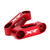Velospeed For XR150L XR650L 2023 XR150 XR650 XR650R XR250 Motorcycle Rearview Mirror Risers Extenders xr 150l xr 650l xr 150 xr 650 xr 250 Accessories (red)