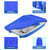 iCOVER Pedal Boat Cover, Fits 3 or 5 Person Paddle Boats Water Proof Heavy Duty Paddles Covers, Blue