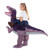 Inflatable Dinosaur Costume Kids for Boys Girls, Blow Up Riding Velociraptor Costume Children, Ride On Dinosaur Halloween Costume Child