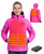 TIDEWE Heated Jacket for Women with Battery Pack, Hunting Coat (Pink, Size L)