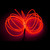 MaxLax EL Wire Red, 32.8ft/10m Portable Battery Pack Neon Light Strip 360° Cuttable Glowing Rope Lights for Parties, Halloween, DIY Decoration