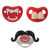 Funny Pacifiers for Babies, Newborn Pacifier 0-6-12-18 Months, Infants Pcifiers for 0-6 Months, Toddlers Mustache Pacifier, Baby Gift Pacifiers for Boys and Girls