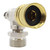 Brass Faucet Adapter – Bleeder T, Garden Hose Threads, Water Flow Tee for Blend Centers, Mop Buckets & Spray Bottles, Portable Water Supply