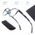 OLOMEE Reading Glasses Women Round Readers Glasses +4.50 for Small Head/Petite Face Cheaters W/Lightweight&Comfortable Fit 4 Pack