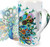 NymphFable Peacock Ceramic Mug 18oz Large Coffee Cup with Handle Personalized Baking Pattern Tea Cup
