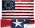 BD1 3x5 Ft 35 Stars Union Flag Embroidered Nylon US Civil War Historical USA (Round)