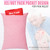 Soft Knee Pillow Leg Pillows 11" x 7.8" Small Hip Support Pillows Between Legs for Side Sleepers Sciatica Joints Pain Relief Machine Washable Post Surgery Cushion Gifts, Minky Dot Coral Soft Knee Pillow Leg Pillows 11" x 7.8" Small Hip Support Pillows Between Legs for Side Sleepers Sciatica Joints Pain Relief Machine Washable Post Surgery Cushion Gifts, Minky Dot Coral