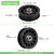 Fourtry 194327 Flat Idler Pulley Fit for Craftsman Riding Mower - Flat Pulley Fit for HU Ariens Poulan Craftsman YT4000 YS4500 Lawn Tractor with 42" 54" Deck, Replace 532194327 280-6630