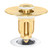 WEAQALD Universal Bathroom Sink Stopper, 1.1~1.5'' Stainless Steel Sink Draw Stopper, Bullet Core Push Type No Overflow Pop Up Sink Drain Plug Bathtub Sink Strainers (Gold)