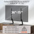 TV Stand Mount for Sony Bravia 55/65/75inch TVs, Table Top TV Stand Base, Height Adjustable Replacement Stand, for Most 36-75" LED Flat Screen TVs, Steel TV Feet Holds up to 110 lbs, Max VESA 600x600m TV Stand Mount for Sony Bravia 55/65/75inch TVs, Table Top TV Stand Base, Height Adjustable Replacement Stand, for Most 36-75" LED Flat Screen TVs, Steel TV Feet Holds up to 110 lbs, Max VESA 600x600m