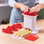 Kitchen Utensil Multi-Press Red White + 4 Inserts Gnocchi Dough Press