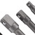 4 pcs SDS Plus Socket Adapter Set,1/4" Hex Socket Adaptor 1/4" 3/8" 1/2" Impact Socket Extension Connector Power Drill Bit Adapter