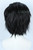 Linfairy Short Black Cosplay Wig Halloween Slicked back Costume Wig for Men