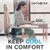 SAMSONITE - Extra Firm & Thick Seat Cushion with Cooling Gel, Experience Triple Layer Comfort