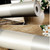Q QIHANG DAWEI Vertical Stripes Non-Woven Wallpaper Roll for Living Room Silver&Gray Color 1.73'W x 32.8'L