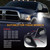 Gempro 2Pcs LED Side Mirror Puddle Light Lamps Assembly for 2010-2019 Dodge Ram 1500 2500 3500 4500 5500 Towing Mirror Lights, 6000K Diamond White