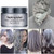 Temporary Silver Gray Hair Spray Color, Luxury Coloring Mud Grey Hair Dye Wax,Washable Treatment Hair Color Wax with All Day Hold works on white hair/non-pigmented hair for Party, Cosplay (1, Gray)
