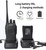 Baofeng Walkie Talkies BF-888s Rechargeable Two-Way Radios for Adults Long Range Handheld Communicator Professional UHF Interphone 2 Pack Walky Talky Set with Earpiece,Li-ion Battery and Charger