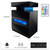 POVUD Night Stand with Gun Drawer, Modern Nightstand with Led Lights and Hidden Compartment, Charging Bedside Table Nightstand with USB C Port Storage Shelves for Bedroom Black POVUD Night Stand with Gun Drawer, Modern Nightstand with Led Lights and Hidden Compartment, Charging Bedside Table Nightstand with USB C Port Storage Shelves for Bedroom Black