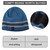 OMECHY Mens Winter Beanie Hat Oversized Warm Knit Fleece Lined Short Beanie Ski Skull Cap Navy